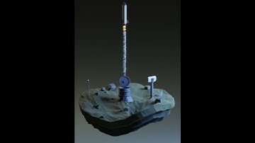 Blender 2.8 Rocket Animation | Night lighting