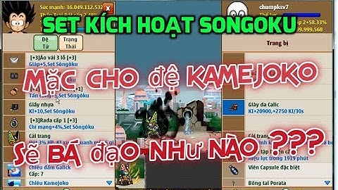 Ngọc Rồng Online - Khi con đệ trái đất kamejoko mặc set kích hoạt songoku, Bá đạo như nào ?