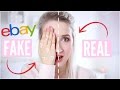 REAL vs FAKE Makeup - TESTING EBAY FAKES | Sophie Louise