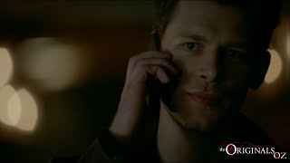 The Vampire Diaries 7x14 Klaus Caroline Phone Call 