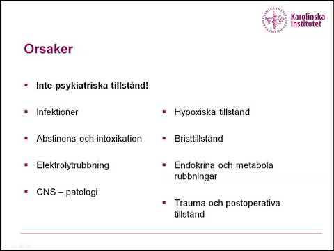 Video: Malignt Neuroleptiskt Syndrom: Symtom, Orsaker, Behandling