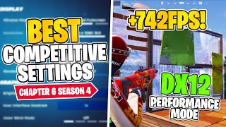The BEST Competitive Settings in Fortnite Season 4! ✅ (FPS Boost &amp; No Delay)
