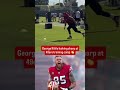 George Kittle’s Road Back From an Achilles Tear 🙏 #nfl #nfltrainingcamp #49ers