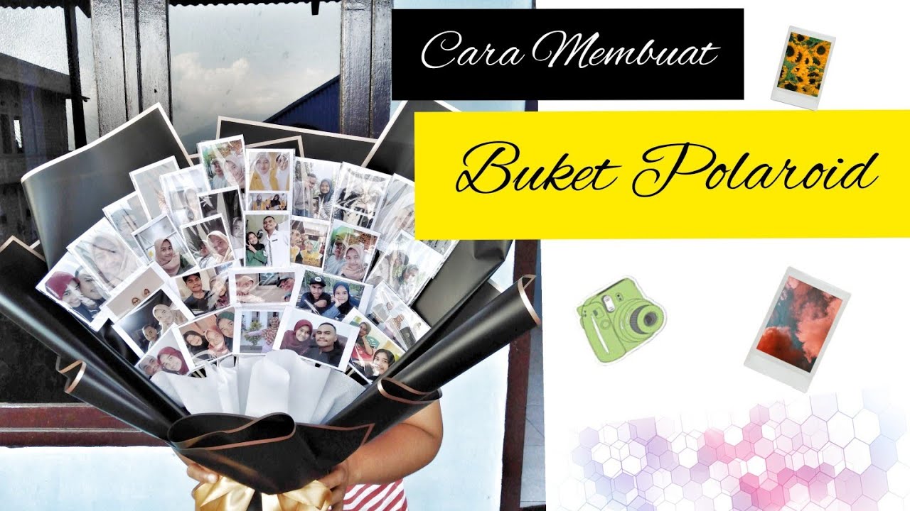  Cara  Membuat  Buket Foto  Polaroid YouTube