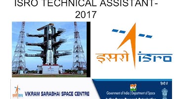 ISRO TECHNICAL ASSISTANT VSSC 2017 (1332) Part 1