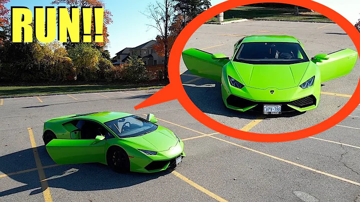 if you ever see this Lamborghini with the doors open, Don't approach it!! Run FAST!! (It's a Trap) - DayDayNews