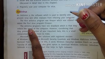 Computer :- class 7th  :- chapter -Harmful Software : Malware and Virus  (part -4 )