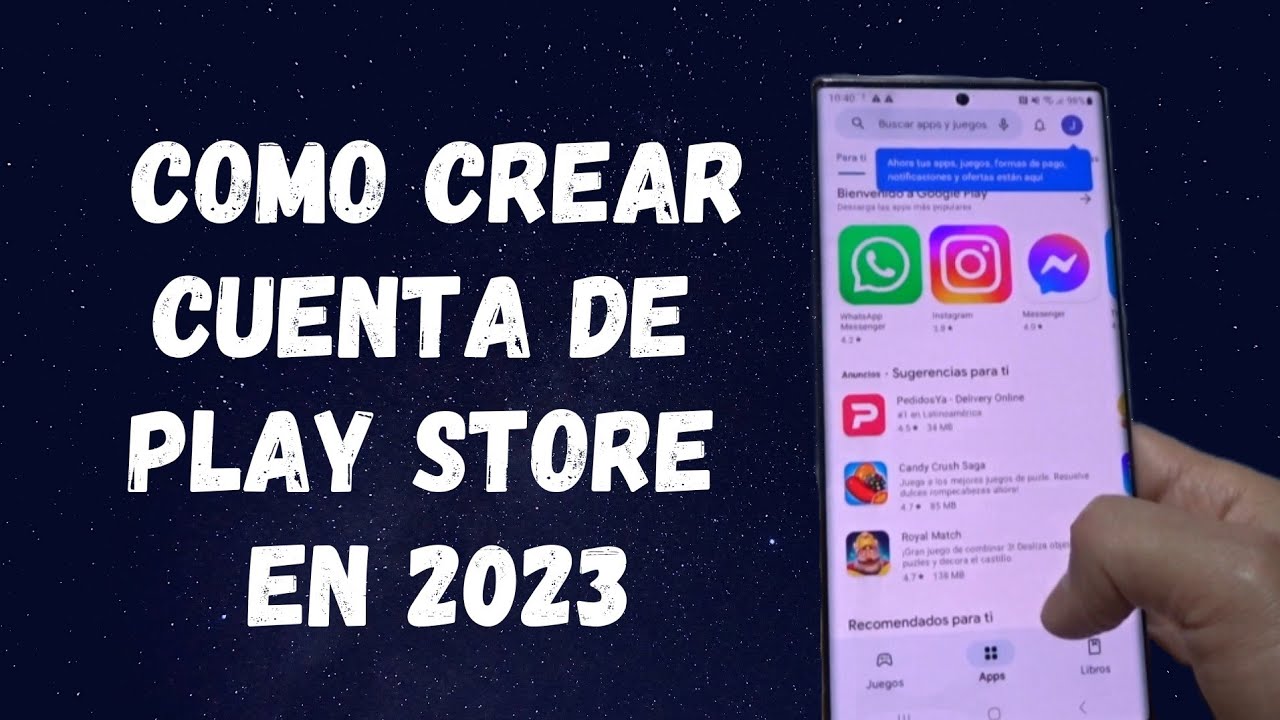 CREAR CUENTA en GOOGLE PLAY STORE 】▷ Guía 2023