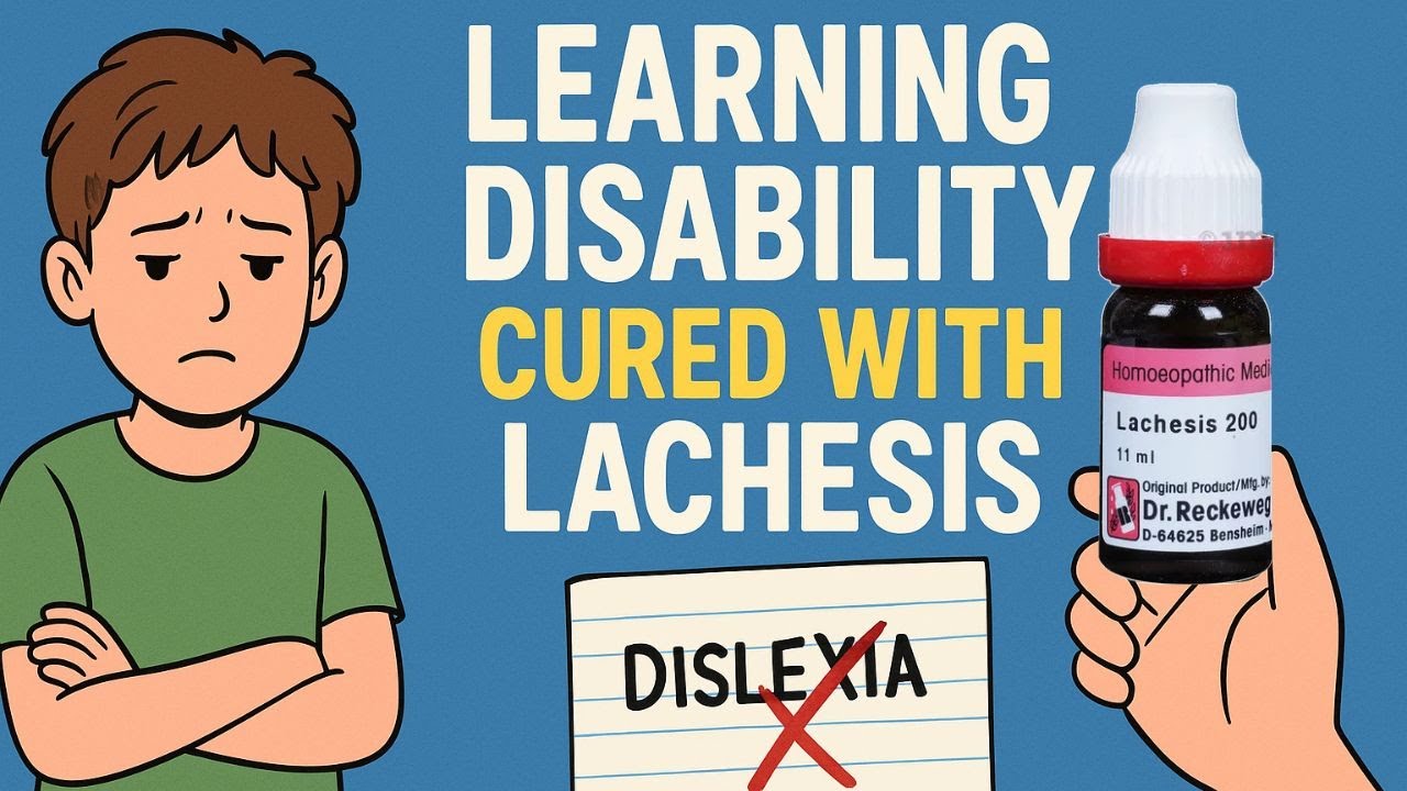 Homeopathy for Learning Disability || Learning Disability Cured with Lachesis : Case Study