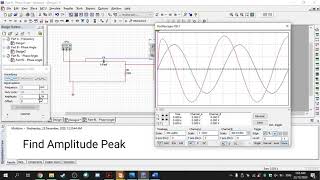 Multisim   How to find T, Delta t & Phase Angle