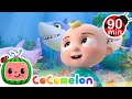 Jjs family and the baby sharks  cocomelon 90 mins  moonbug kids  cartoons  toys