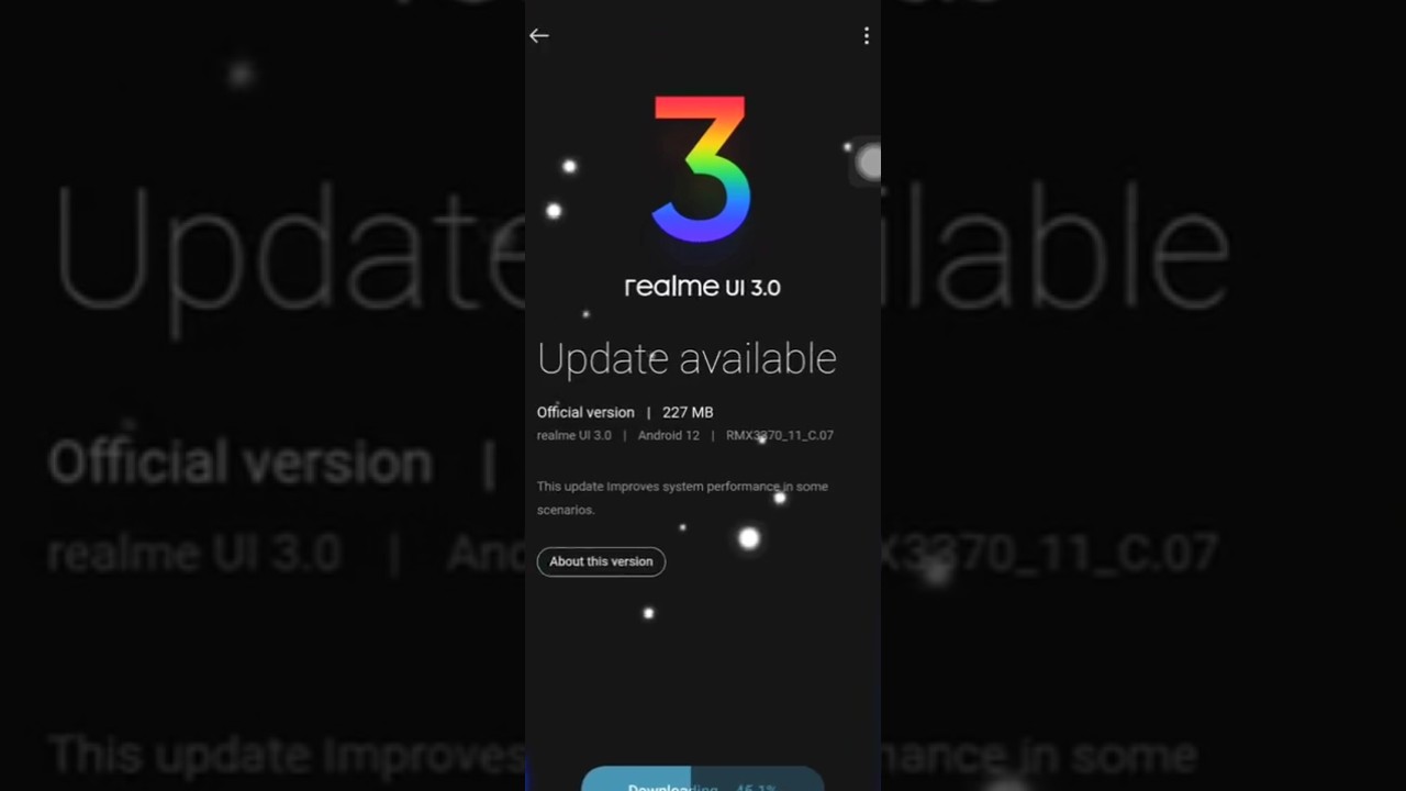 Realme GT Neo 2 OTA update 