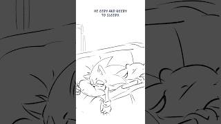 hedgehogs typically sleeps up to 14 hours a day 🦔#sonic #sonamy #animatic