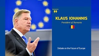 Debating The Future Of Europe With Klaus Iohannis