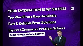 We will help you fix your WordPress error and WooCommerce issues