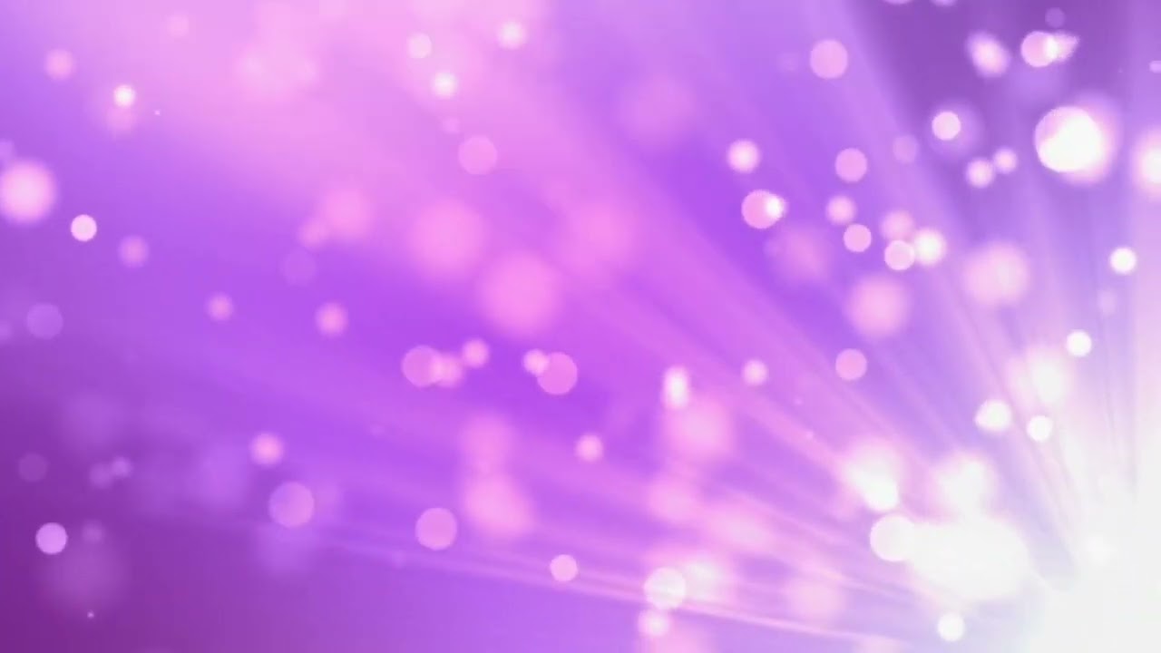 Purple Particles Bokeh