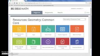 Big Ideas Math Account Creation Tutorial