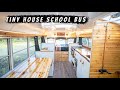 73 powerstoke 5 window short bus skoolie conversion tour w toilet and shower