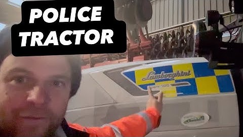  LAMBORGHINI  POLICE TRACTOR #AnswerAsAPercent 2080