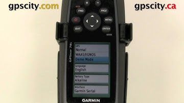 The System Setup Screen of the Garmin GPSMap 78 series
