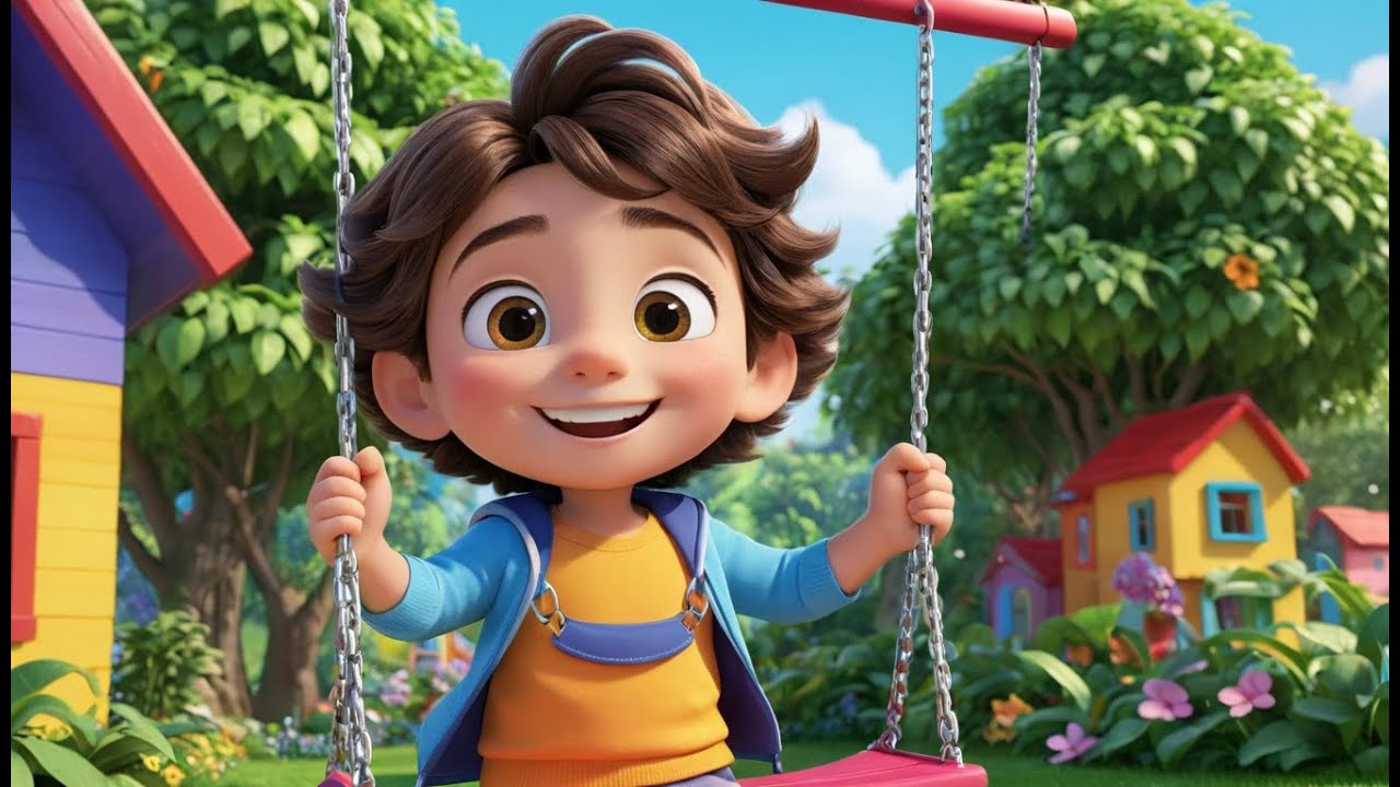 Slide, Swing, Share – Playground Adventures | Popular Nursery Rhyme | Educational Kids Songs