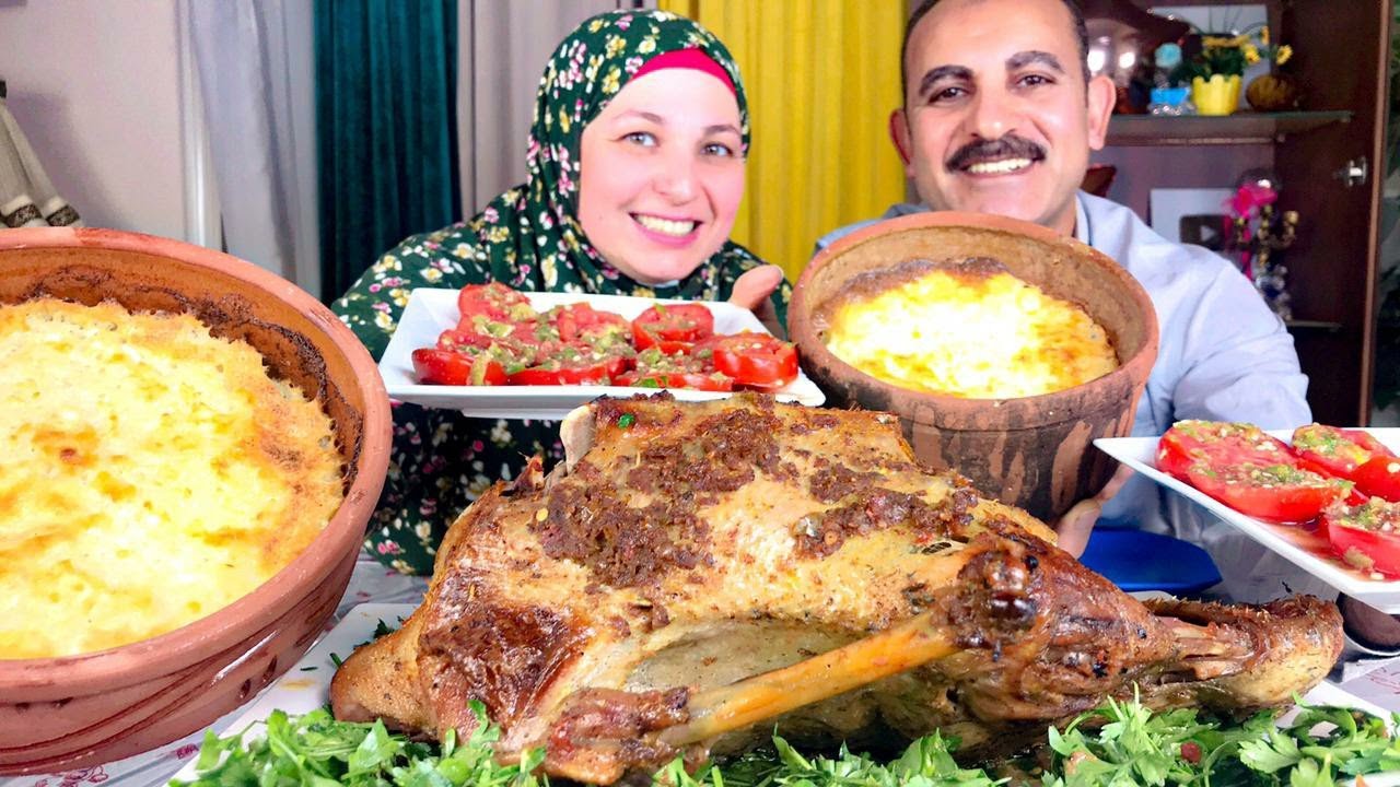 تحدى الرز المعمر🍲 مع وزه🦢🦆 محمره ضد اولادنا