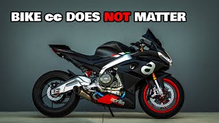 THE CC OF YOUR BIKE DOES NOT MATTER!