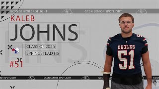 GCSN Senior Spotlight: Kaleb Johns