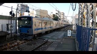 下落合駅 急行本川越行き通過