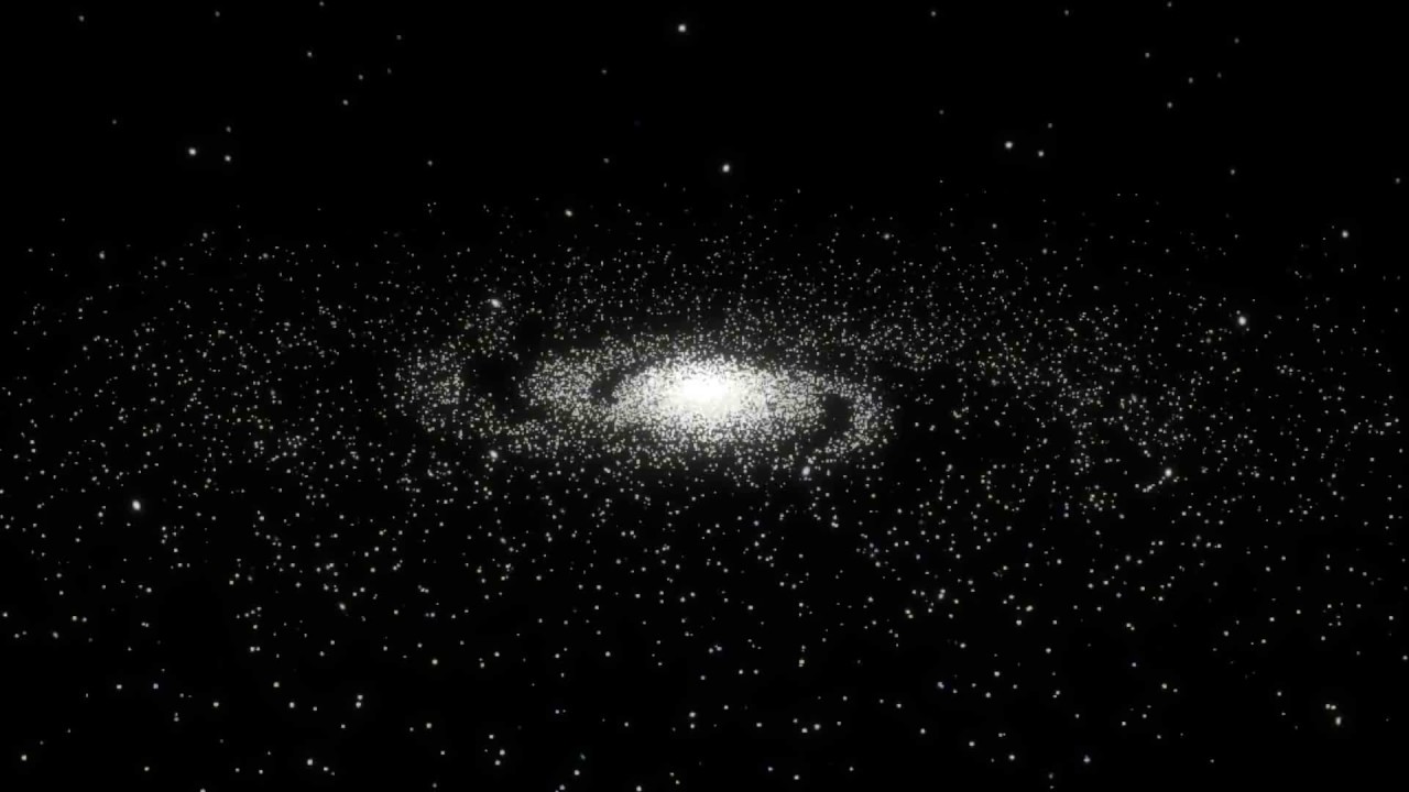 Galaxy Fly Through created using Blender