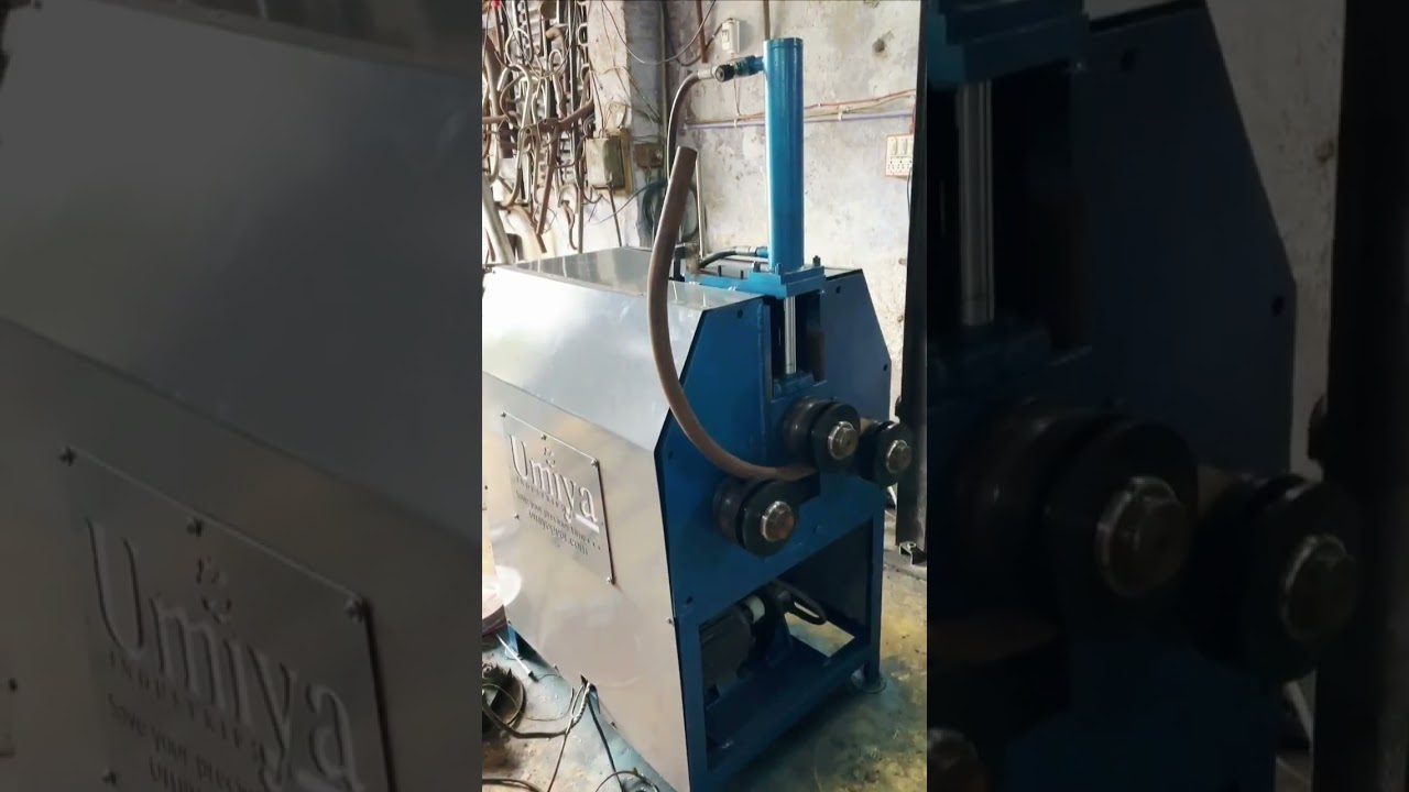 hydraulic 3 roller pipe bending machine