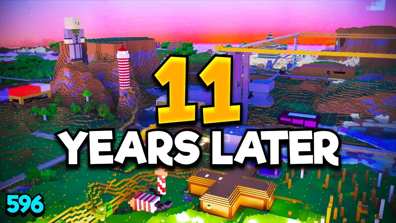 I Started My Minecraft World 11 Years Ago - YouTube