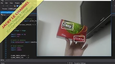 Logo recognition, object detection (use ORB & FLANN based Matche)  - OpenCV for Python Tutorial 9