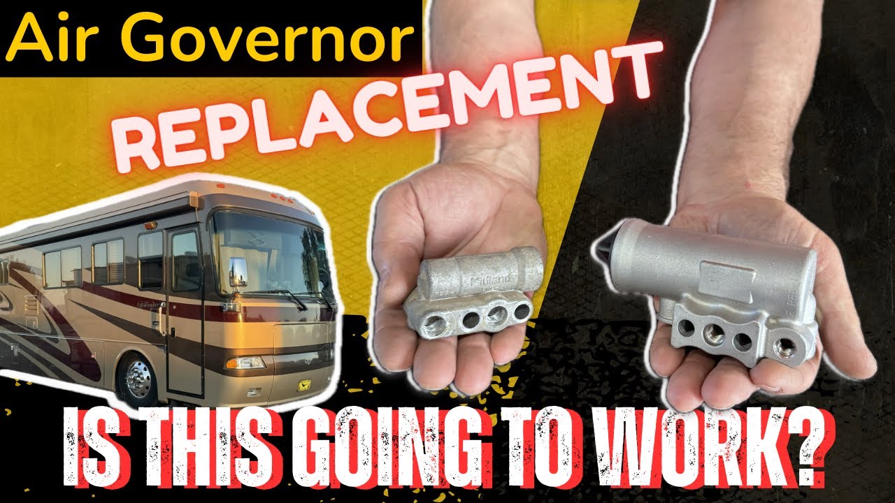 Установка регулятора давления воздуха на нашем дизельном тягаче