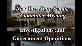 Senate Standing Committee on Investigations and Government Operations - 06/20/17