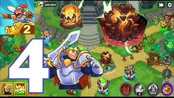 King of Defense 2 New Hero Level 9-10 Gameplay Walkthrough part 4 - Intro & Tutorial (iSO, Android)