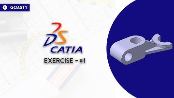 CATIA V5 3D PART MODELING EXERCISE 1 | BEGINNER EXERCISES