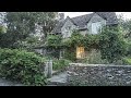 A surreal morning walk in a dreamlike cotswold village  england