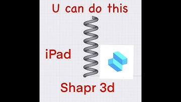 How to create spring in Shapr 3d | Shapr3d tricks | How to Use Revolve in Shapr3d | Creative World