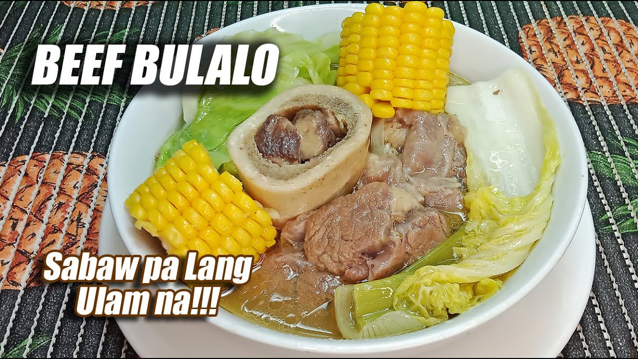 PAANO PASARAPIN AT I-LEVEL-UP ANG PAGLULUTO NG BULALO? PANOORIN NYO TO