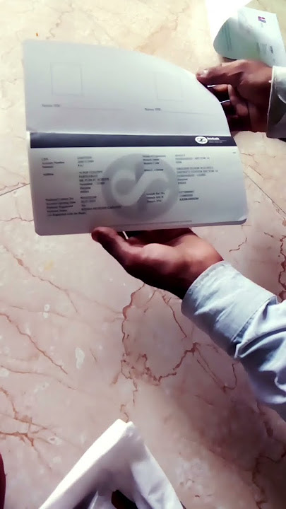 Kotak Mahindra Bank passbook unboxing video