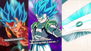 NEW PHY GOGETA BLUE INTRO, SUPER ATTACKS, ACTIVE SKILLS + OST! DBZ Dokkan Battle Fanmade