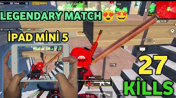İPAD MİNİ 5 GAMEPLAY +27 KILLS SAMSUNG,A3,A5,A6,A7,J2,J5,J7,S5,S6,S7,59,A10,A20,A30,A50,A70