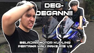 Ngeri-ngeri sedappp! Ngajarin Temen yang gabisa motor kupling pake R15 V3