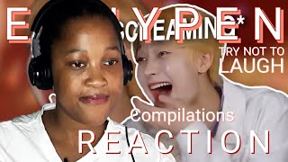I tried not to laugh| Jakepinkyring Enhypen once said & Try not to laugh Compilations Reaction