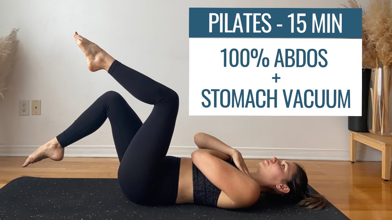 Pilates | abdos spécial transverse + stomach vacuum - abdos sans crunch | 15 MIN