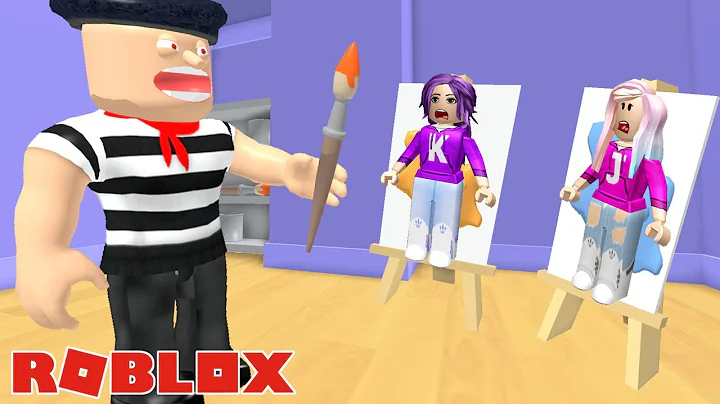 THE ARTIST TURNS US INTO PAINTINGS!  / ROBLOX