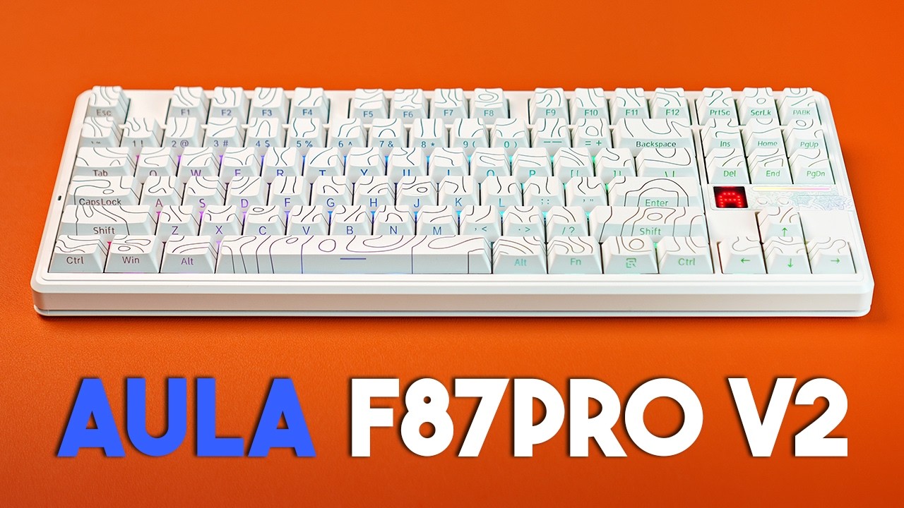 화려해진 독거미 키보드 2세대 | AULA F87Pro V2