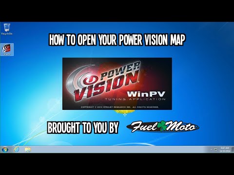 How to open a Dynojet Power Vision map using WinPV software