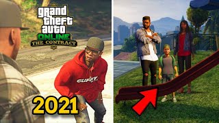 أسرار وخفايا | فرانكلين تزوج وصار عنده عيال في 2021 😅🔥!! | GTA ONLINE